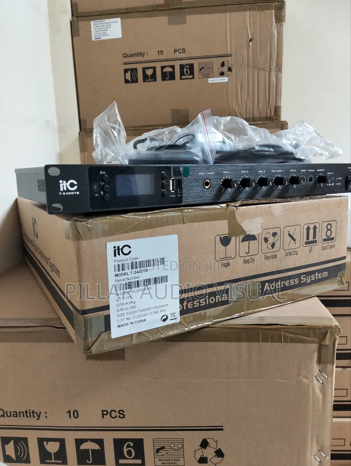 Professional T240dtb Public Address! The Amplifiers,New Itc Amplifier