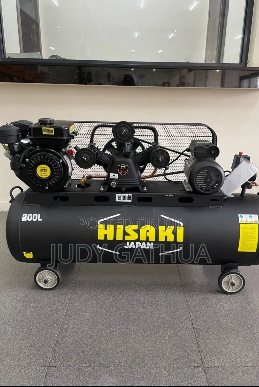 Compresser Electric And Petrol 200l