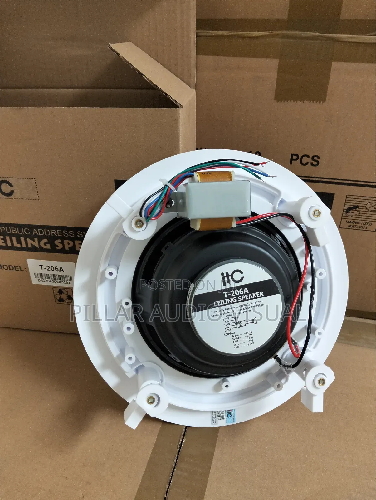 Ceiling Speakers, Amplifiers for Itc,We Also Do Installation Call Us