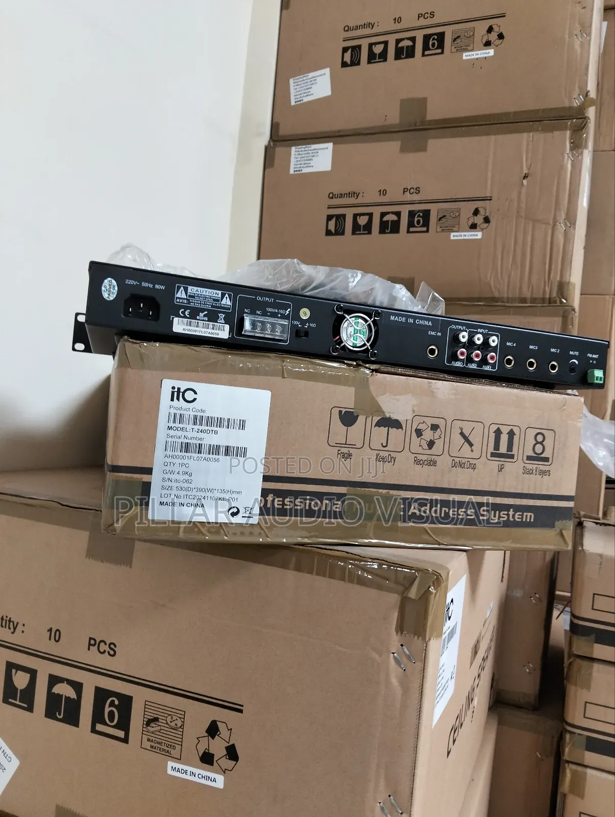 Big Amplifier DTB 240 Amplifiers for Ceiling Speakers Connectivity!