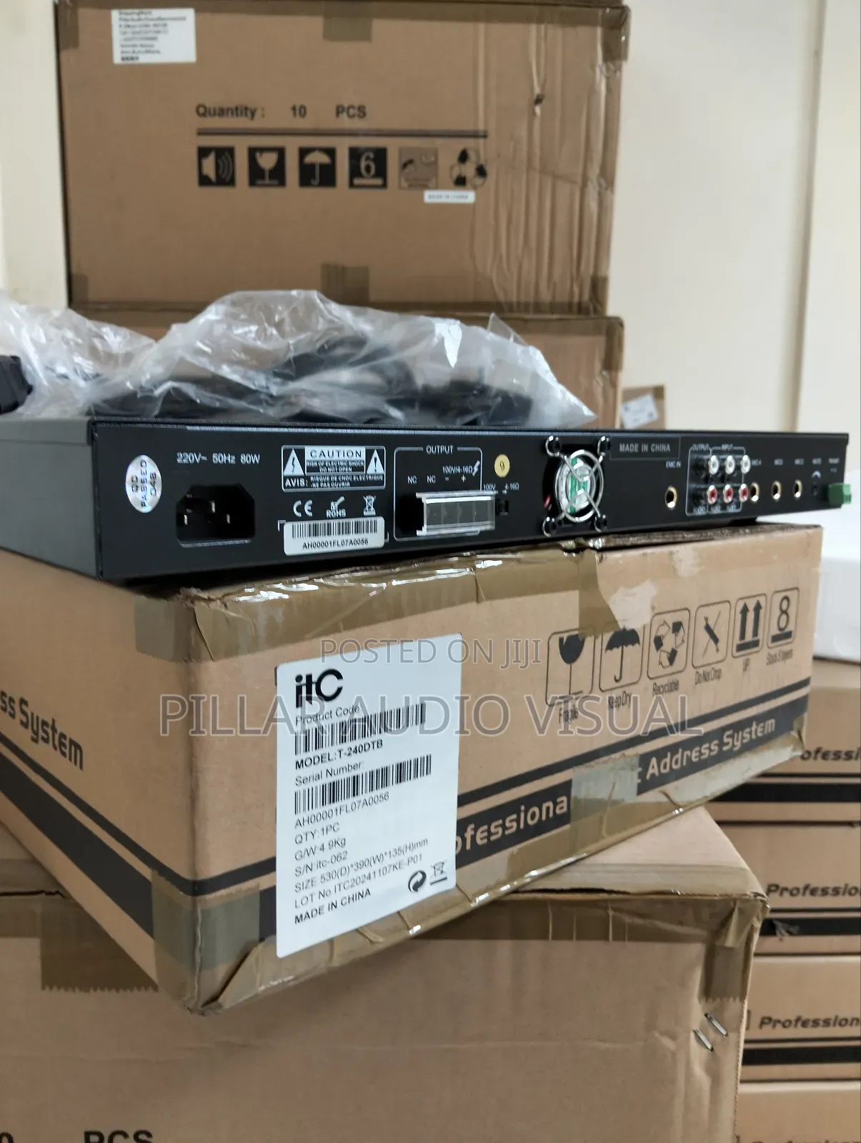 Big Amplifier DTB 240 Amplifiers for Ceiling Speakers Connectivity!