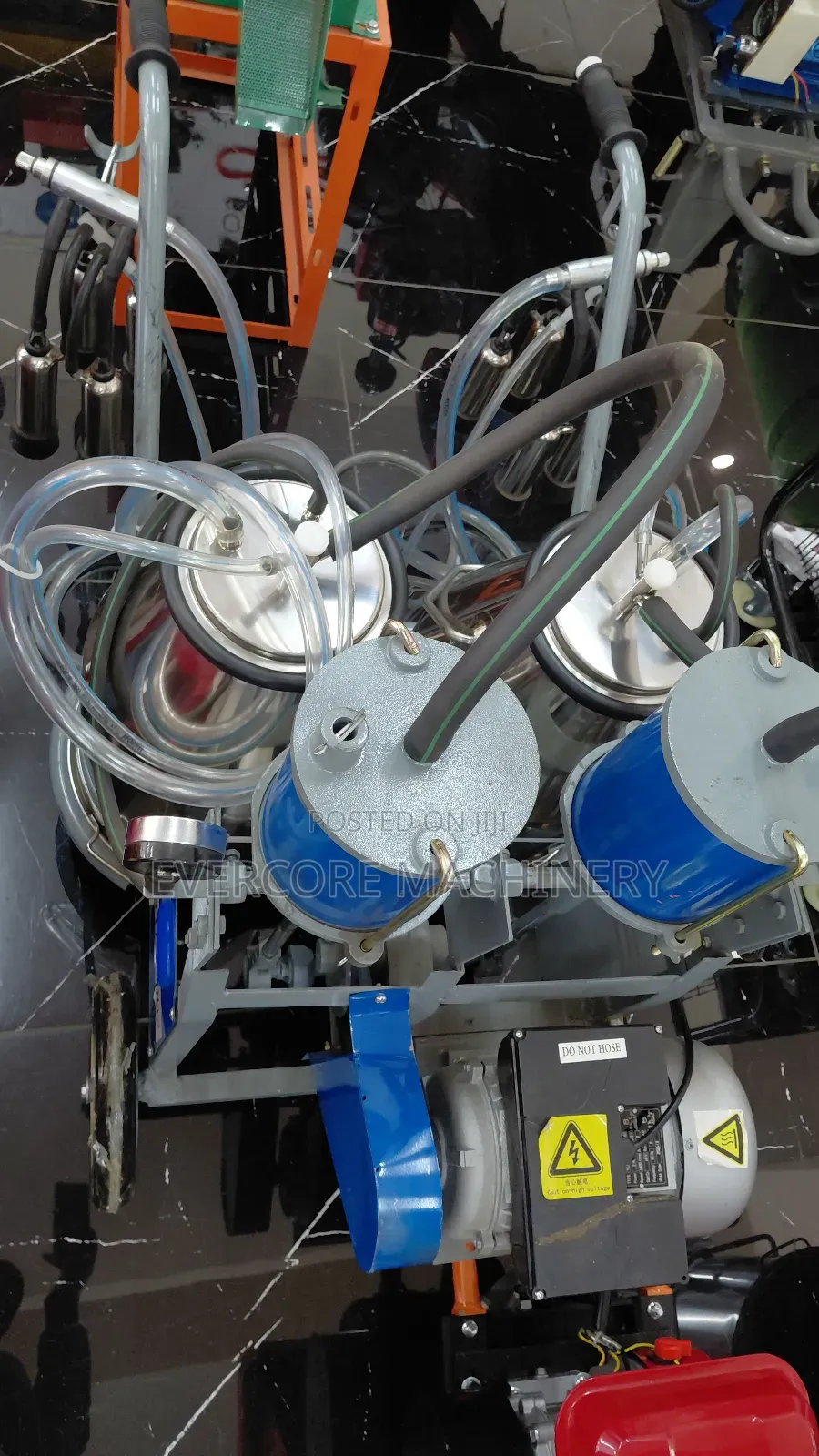 Double Bucket Milking Machine Electric Single Phase