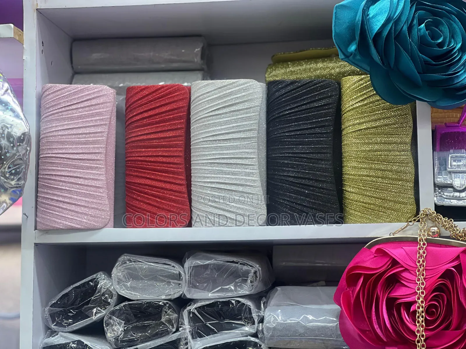 Pretty Clutch Bags Variety of Colors