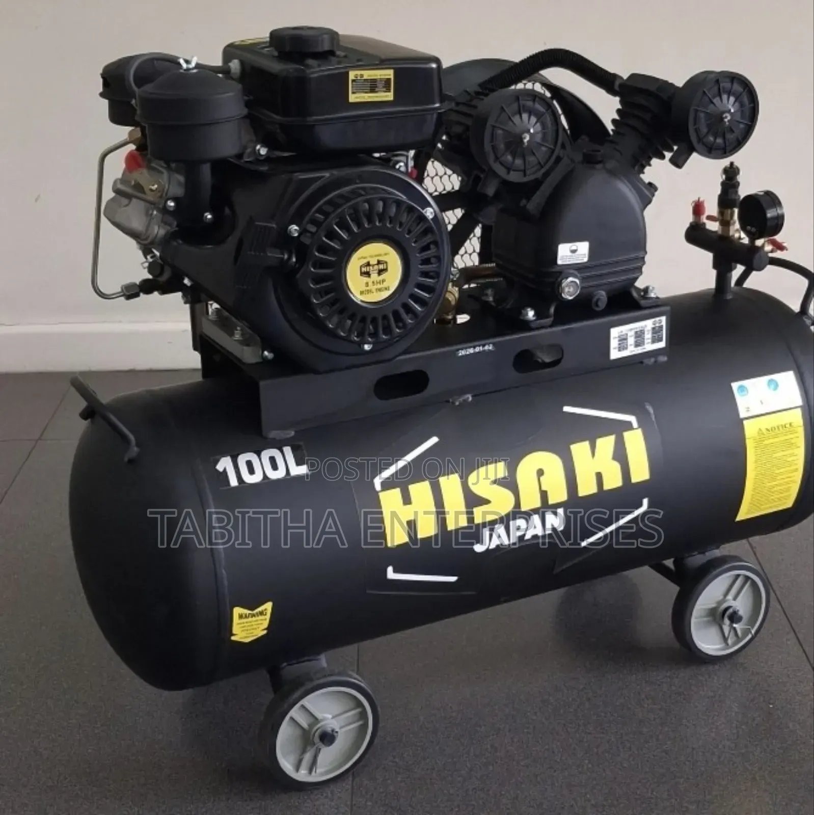 Air Compressor 100ltrs 8.5hp