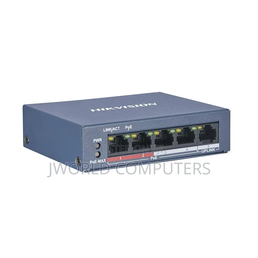 Hikvision 4 Port Ds-3e0105p-E/M(b) Poe Switch