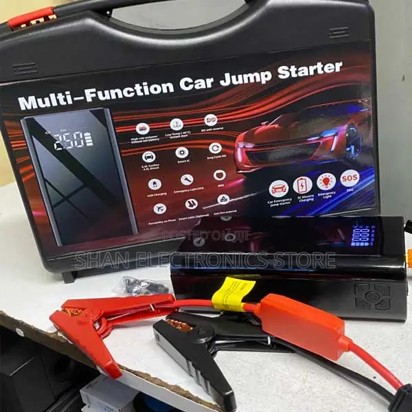 Smart LCD Display Car Booster With Digital Tire Inflator