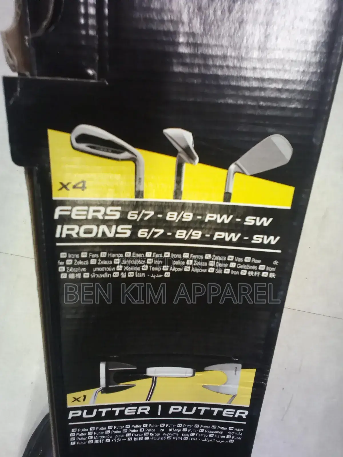 Golf Clubs 7 Pack Graphite Size1 Right Handed European Kids/Adults