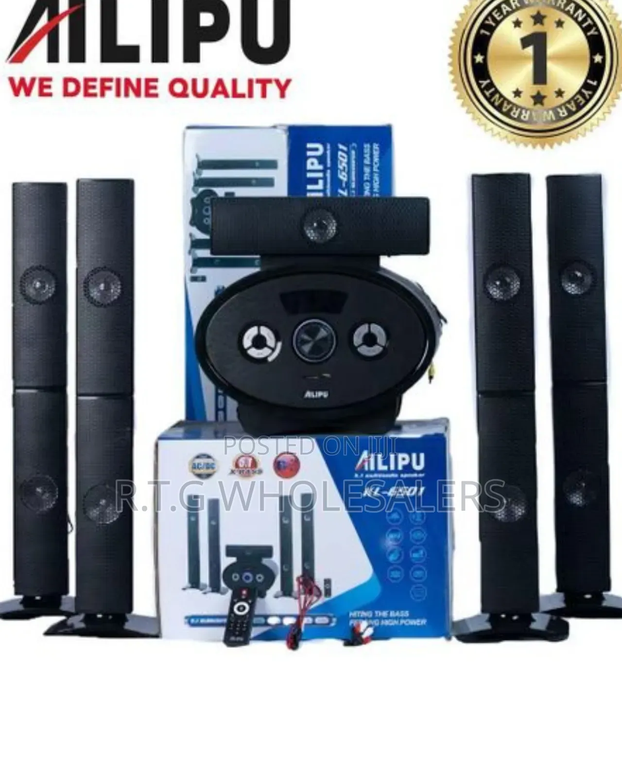 Ailipu Kl‐6501ad 5.1ch Surround Sound Home Theater Speakers