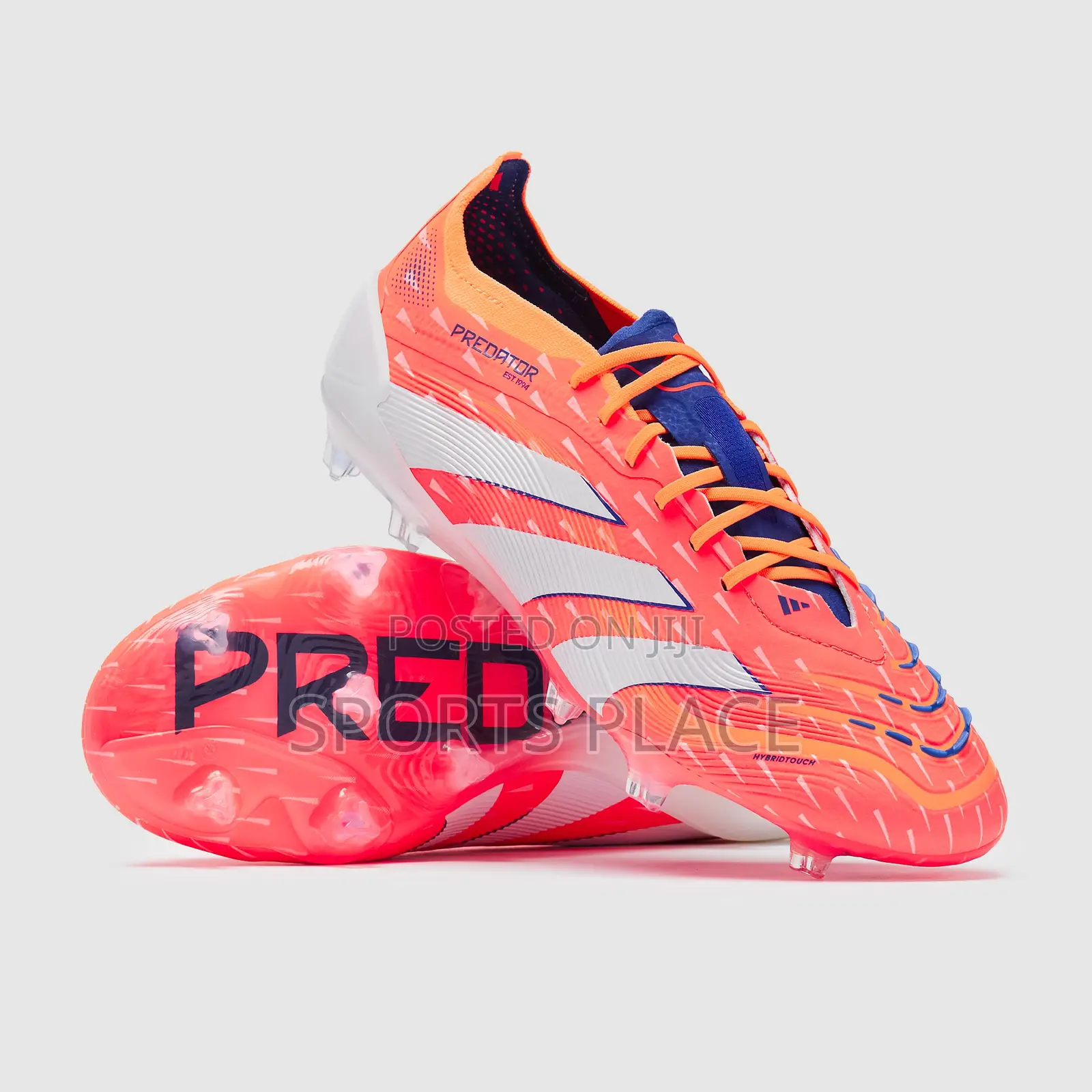 Predator League Elite Fg Signal Coral/Beam Orange Football Boots