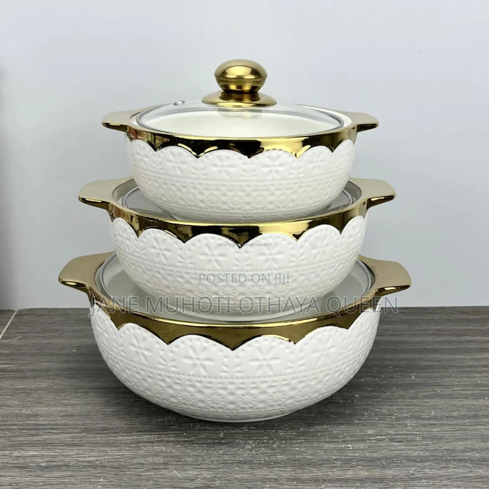 High Quality 3in1 Ceramic Soup Pots