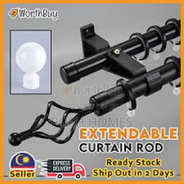 Cafe Rod Imported Curtain Rods