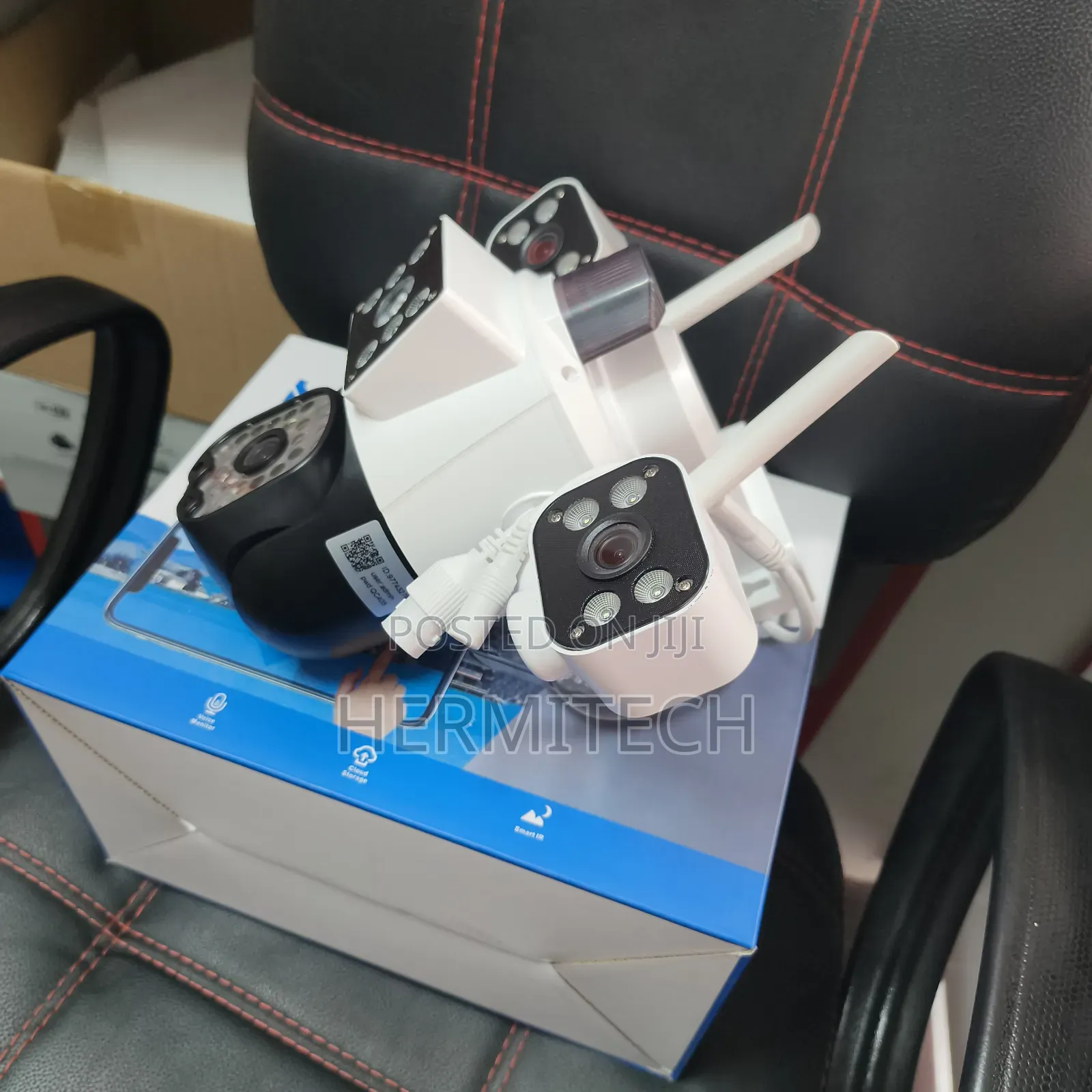 Electric PTZ Surveillance Security Camera Triple Lens CCTV Surveillan