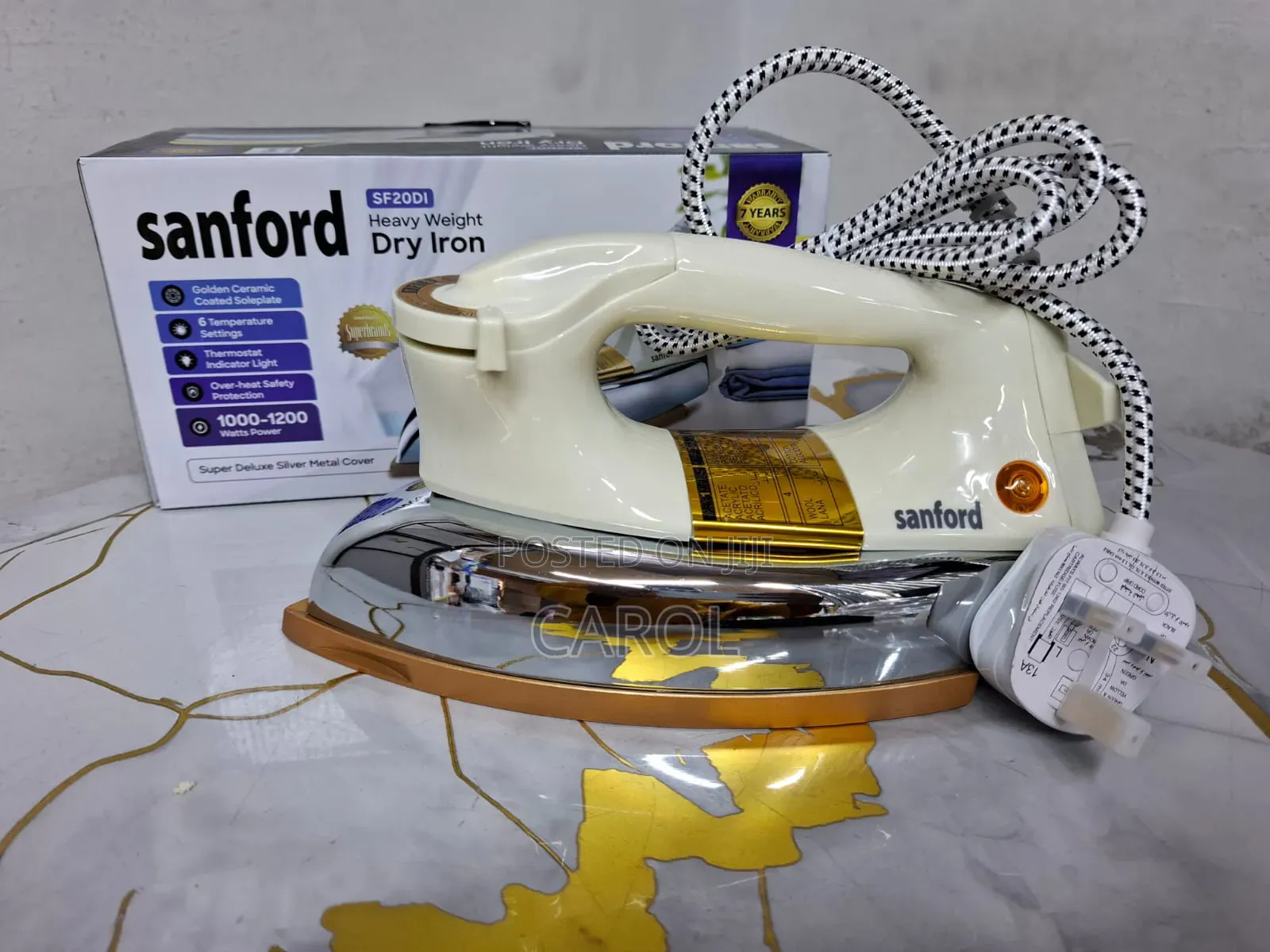 Heavy Duty Sanford Dry Iron Available
