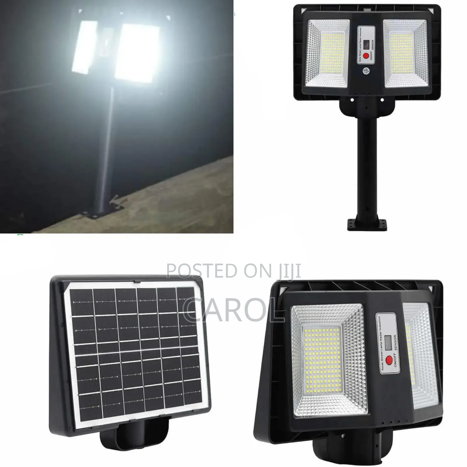 Solar Double Side Street Lamp Available
