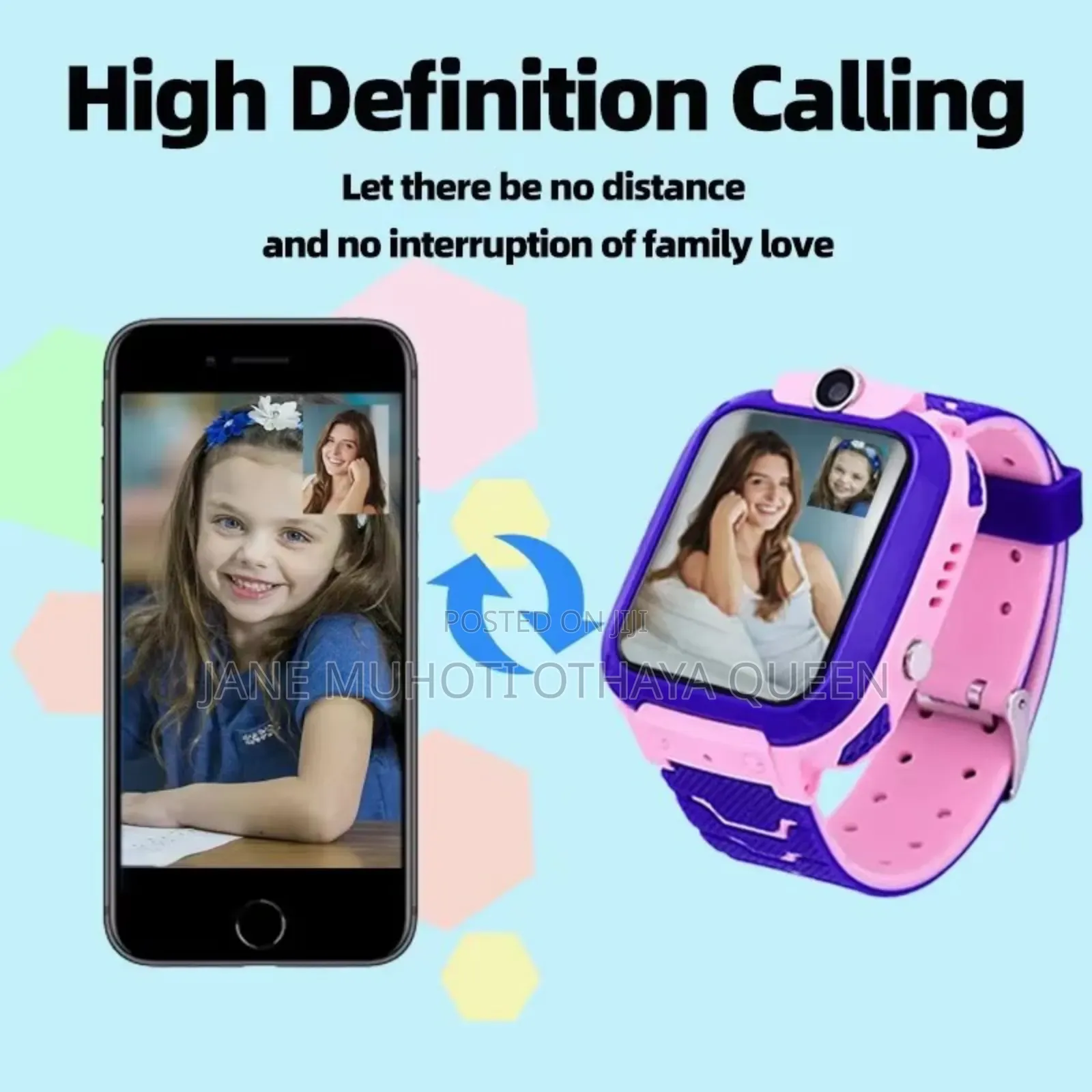 Kids Smart Watch D With GPS Tracker