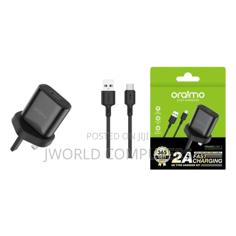 Oraimo Type-c Data Cable, 1m, 5v/2a Fast Charging (Ocd-c53)