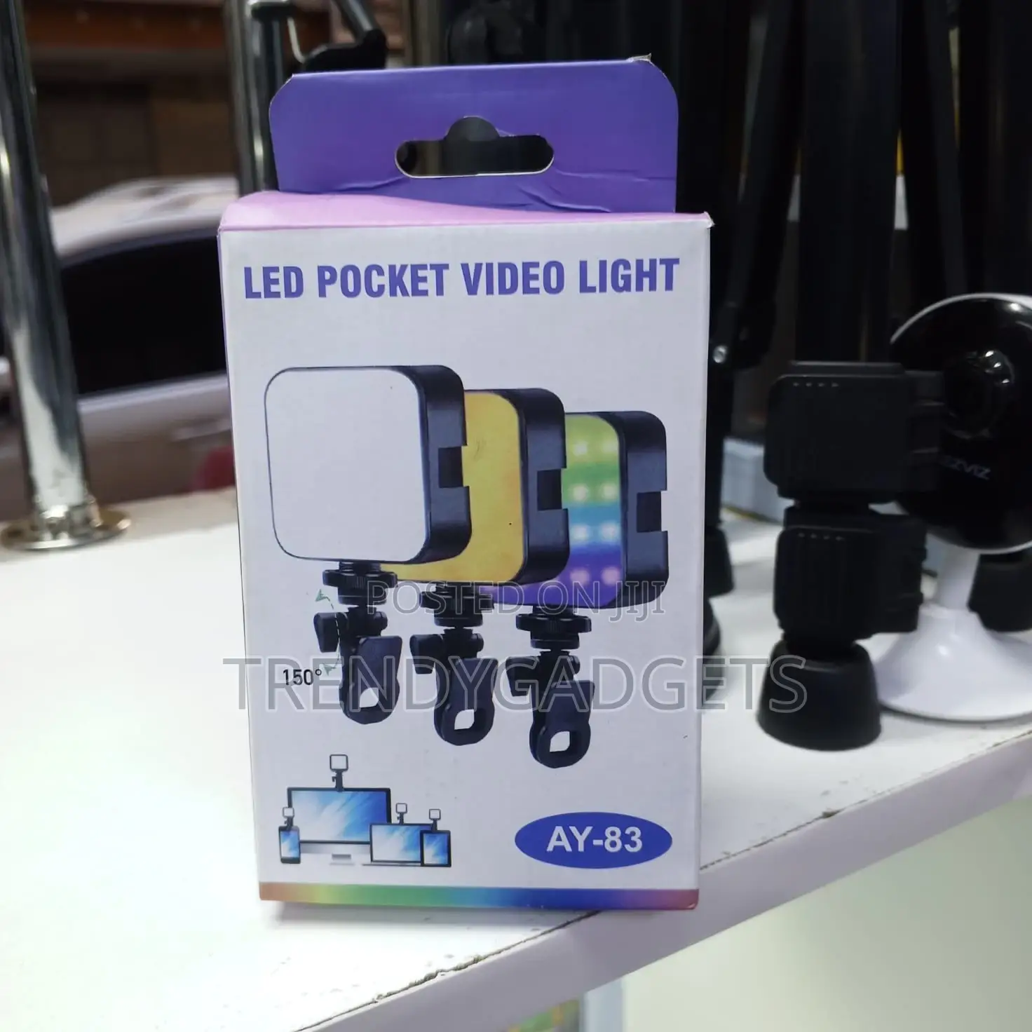 Ay-83 RGB Led Pocket Video Light for Photography Vlogging