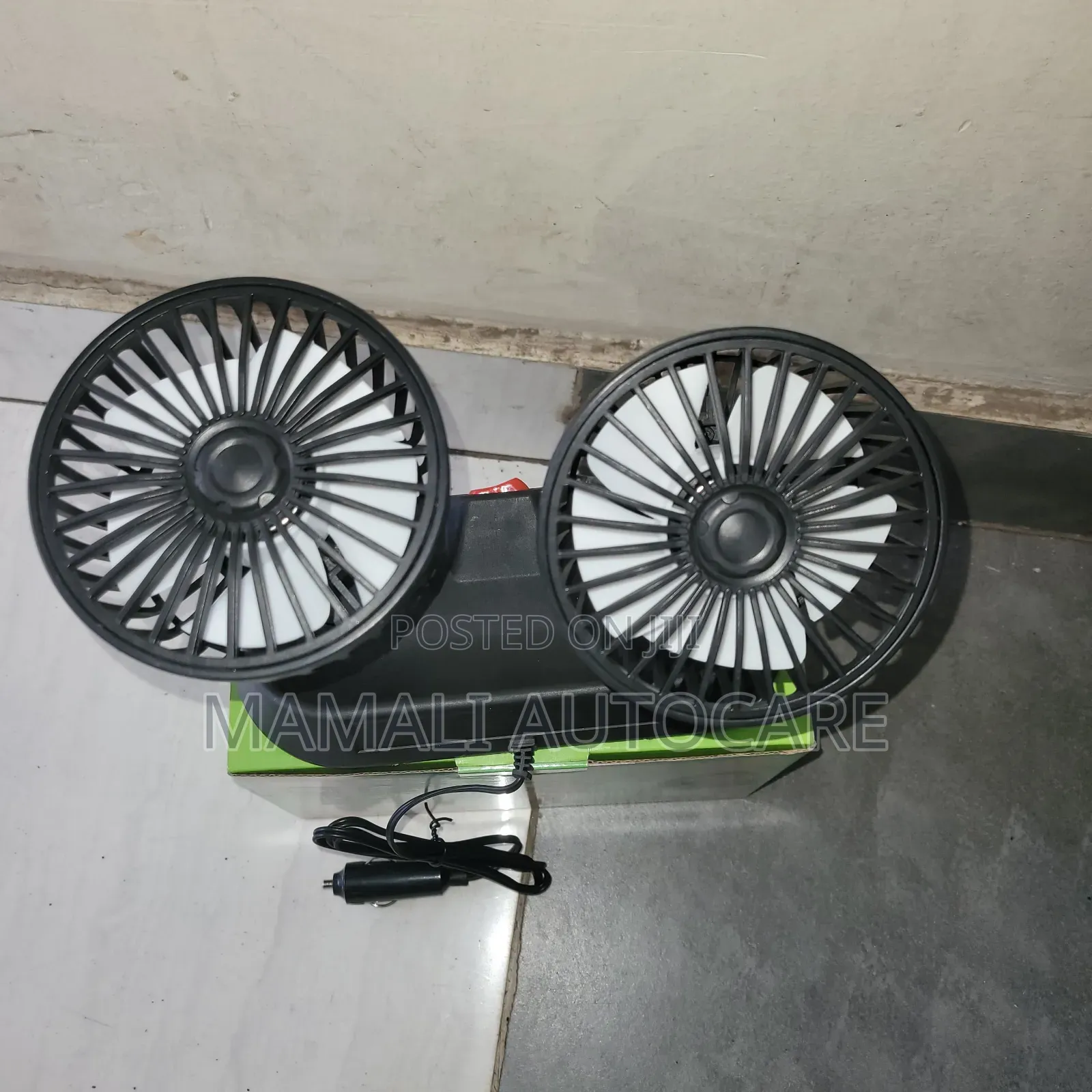 Double/Twin Head Car Fan