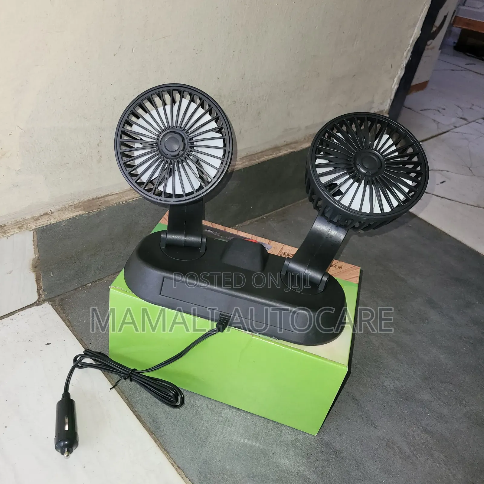 Double/Twin Head Car Fan
