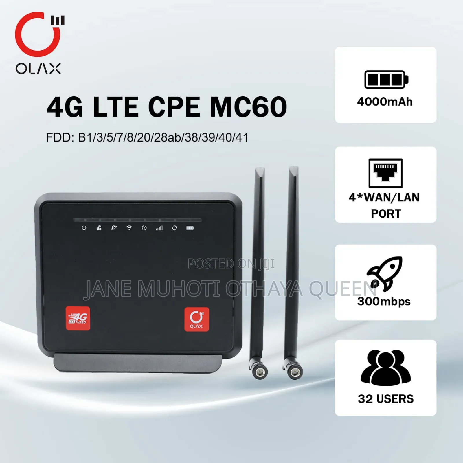 Olax Mc60 4g Lte Wifi Router