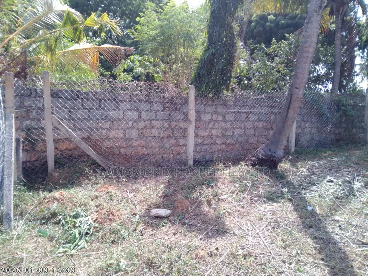 Prime 1/8 Acre Land for Sale in Mtwapa