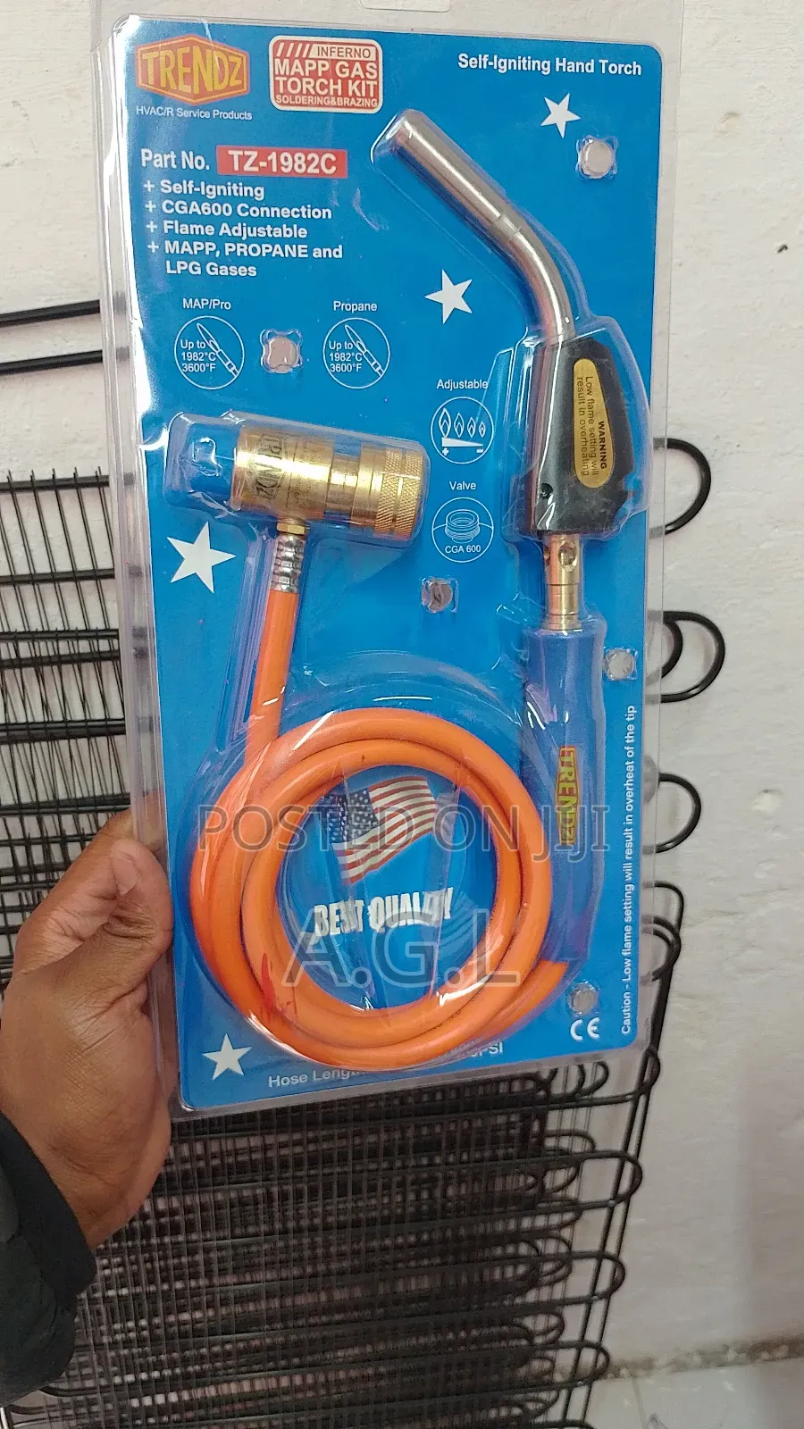 Mapp Gas Hand Torch With 1.5 MTRS Hose Pipe