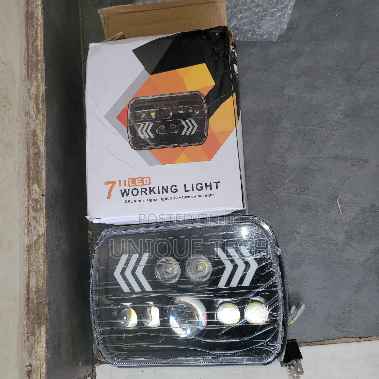 2 Pcs 7 Inch Led Headlights