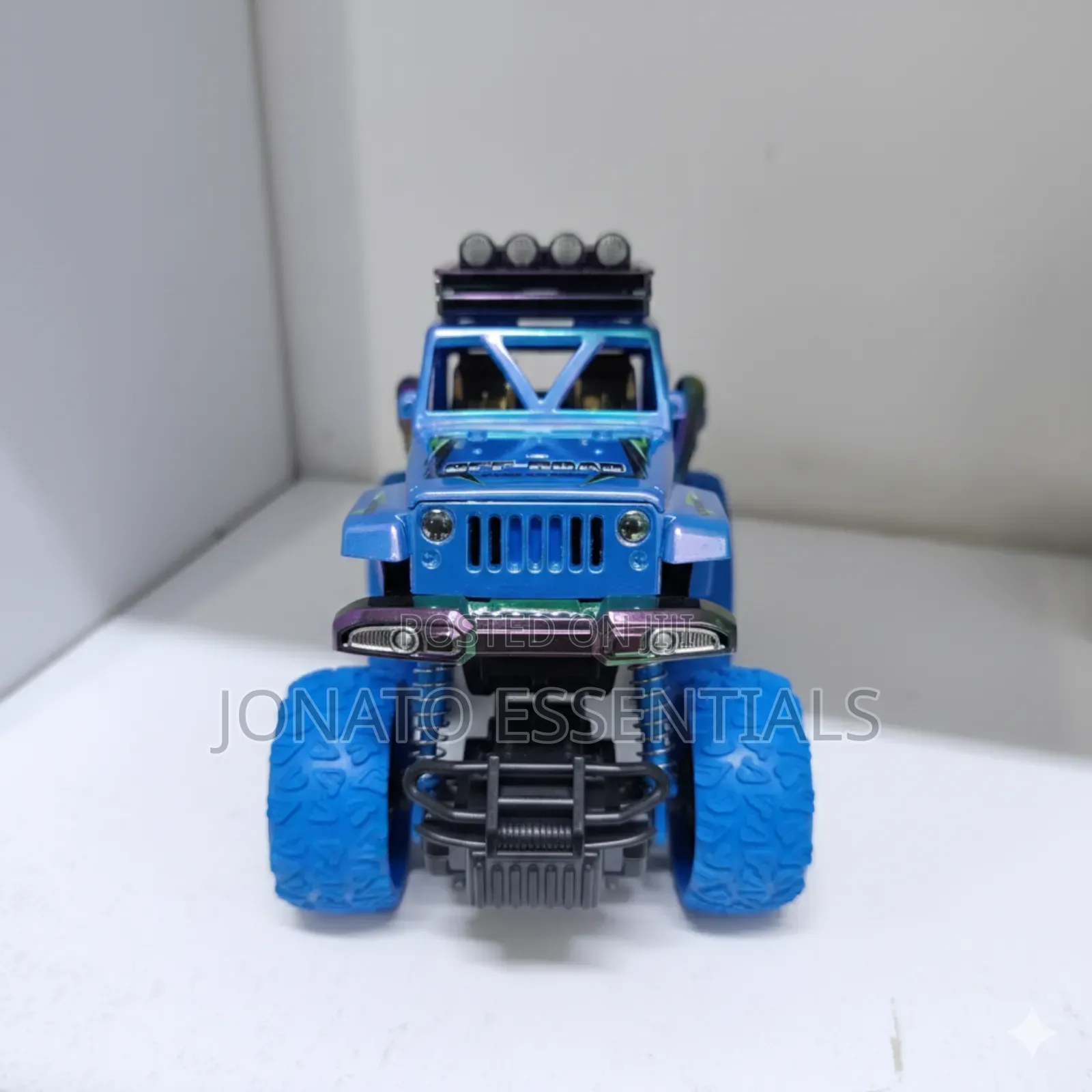 4wd Friction Powered Monster Truck - Alloy Body Jeep