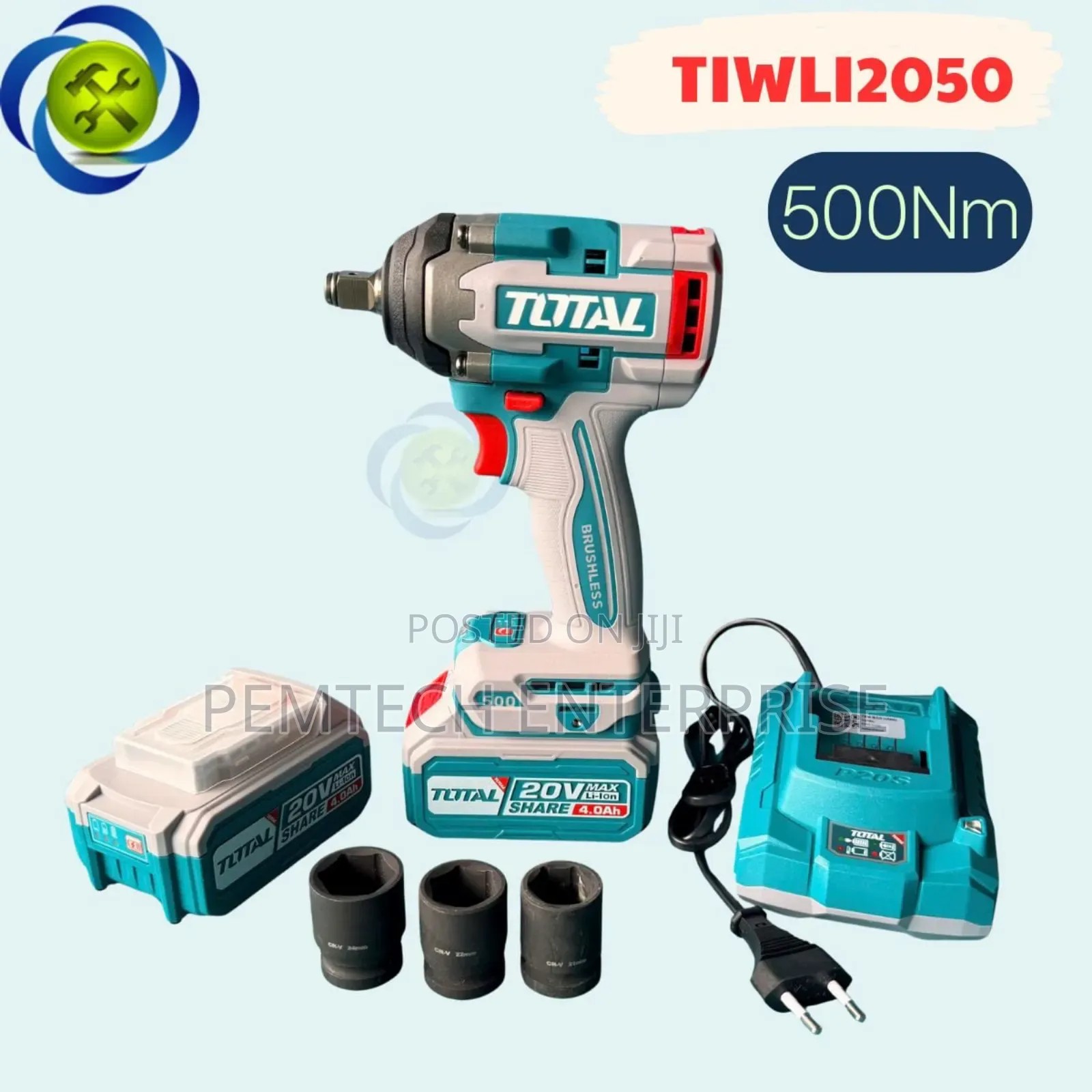 Total Tiwli2050 Lithium-Ion Impact Wrench.