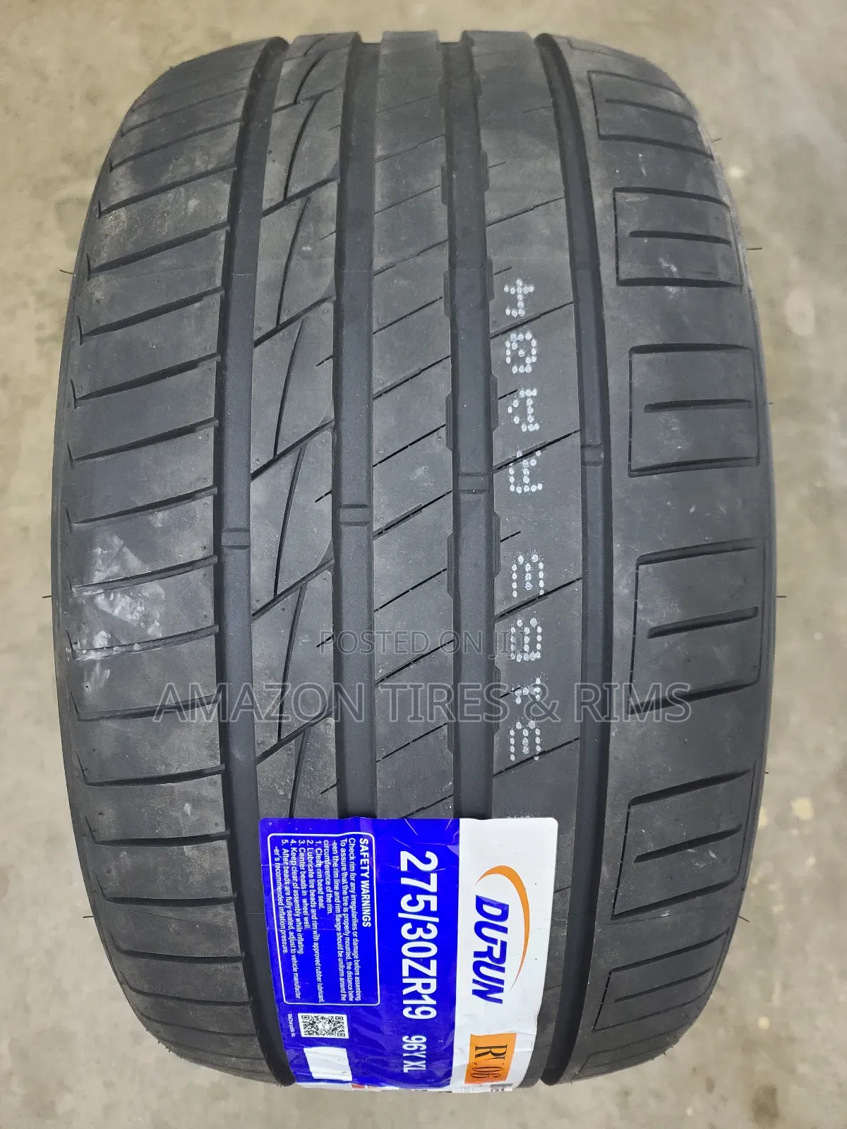 275/30r19 Durun Tyres 96 Y X/L