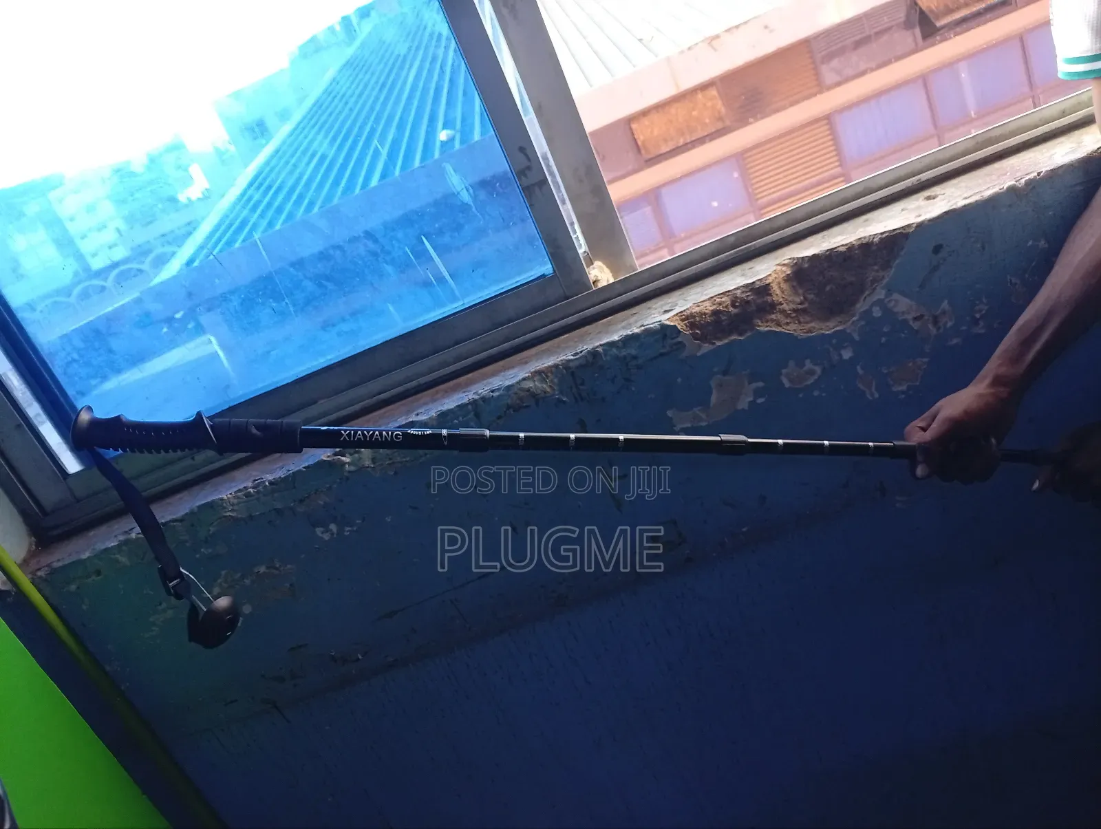 Anti-Shock Trekking Pole Walking Sticks Adjustable Hiking