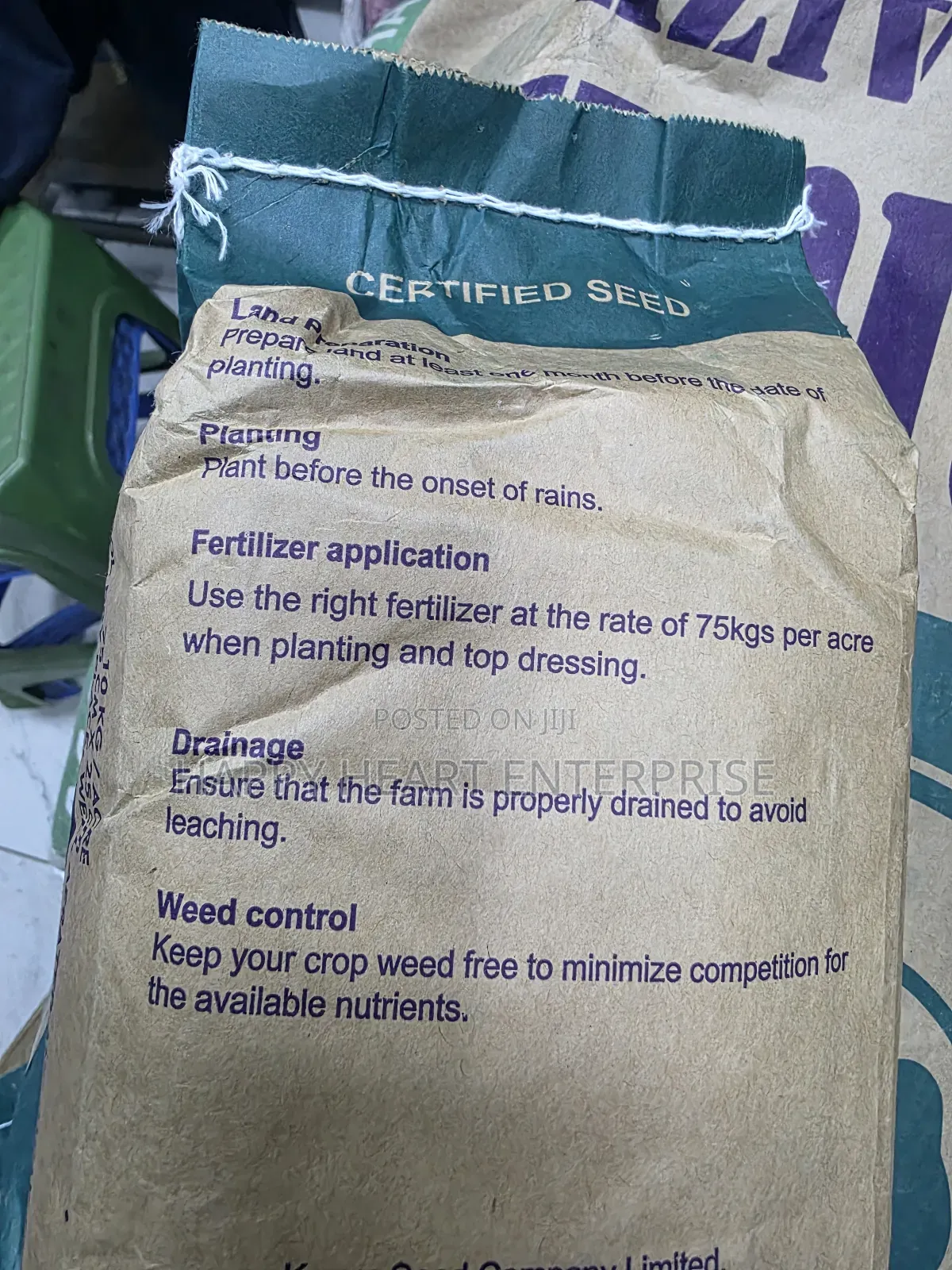 Hybrid Maize Seed H624 2kg
