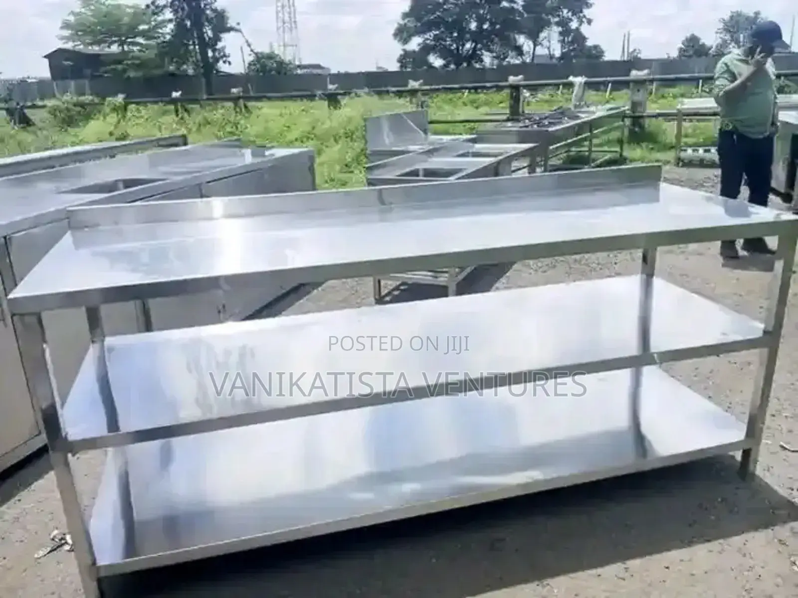 3 Tier Stainless Steel Working Table