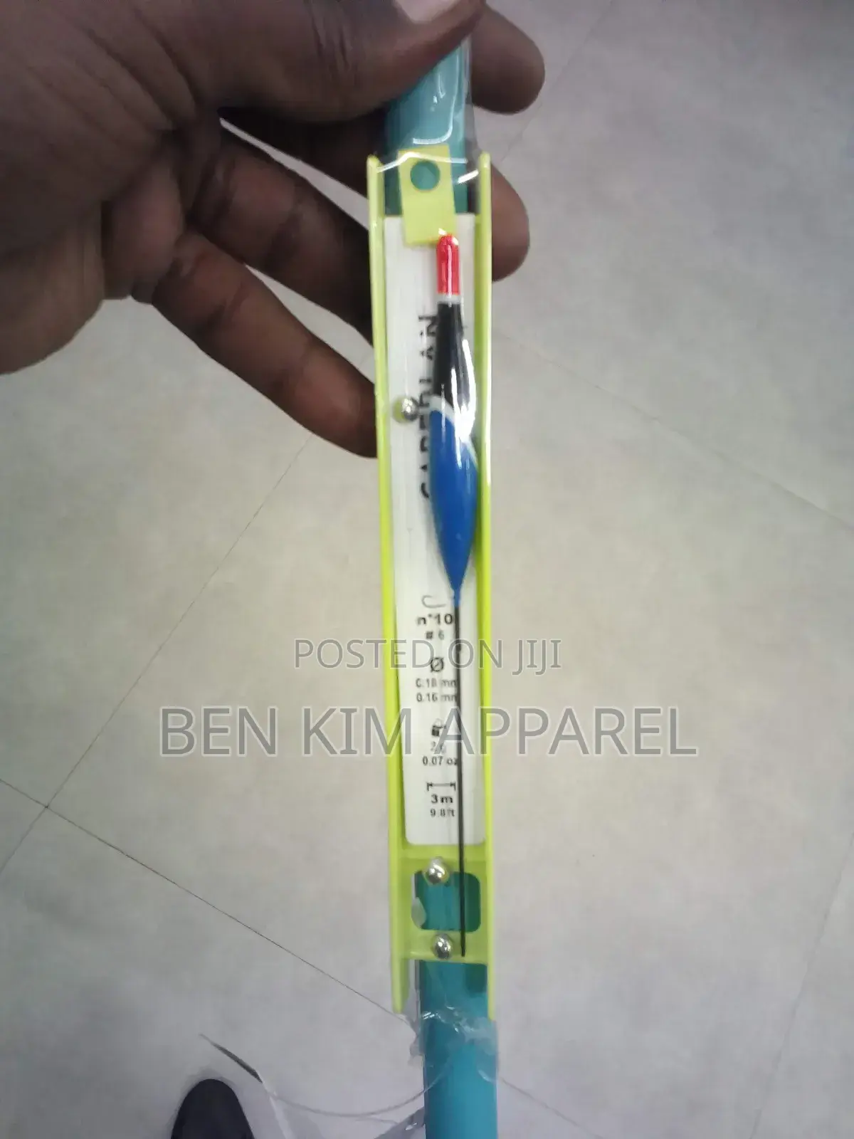 3 Meters Fiberglass Pole Fishing Complete Kit 3 Meters.