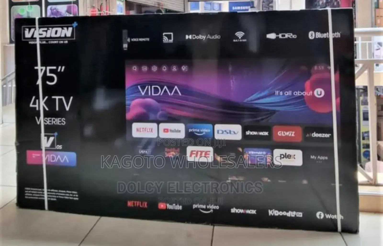2vision 75inch Vidaa Smart Tv