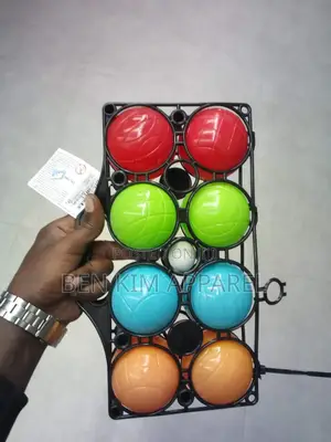 Kids and Begginers Pentaque Kit 8 Boules With Jack Plastic