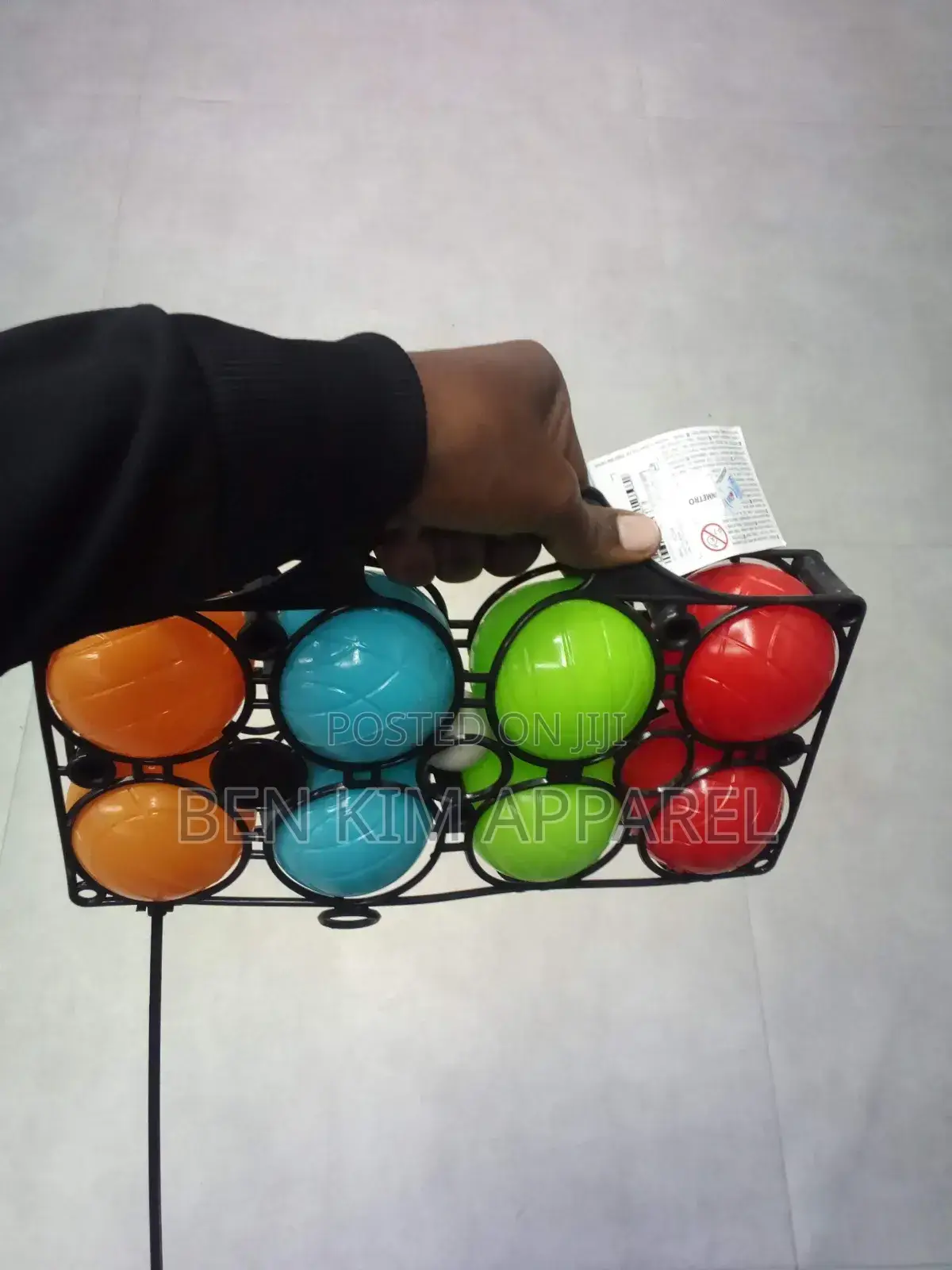 Kids and Begginers Pentaque Kit 8 Boules With Jack Plastic