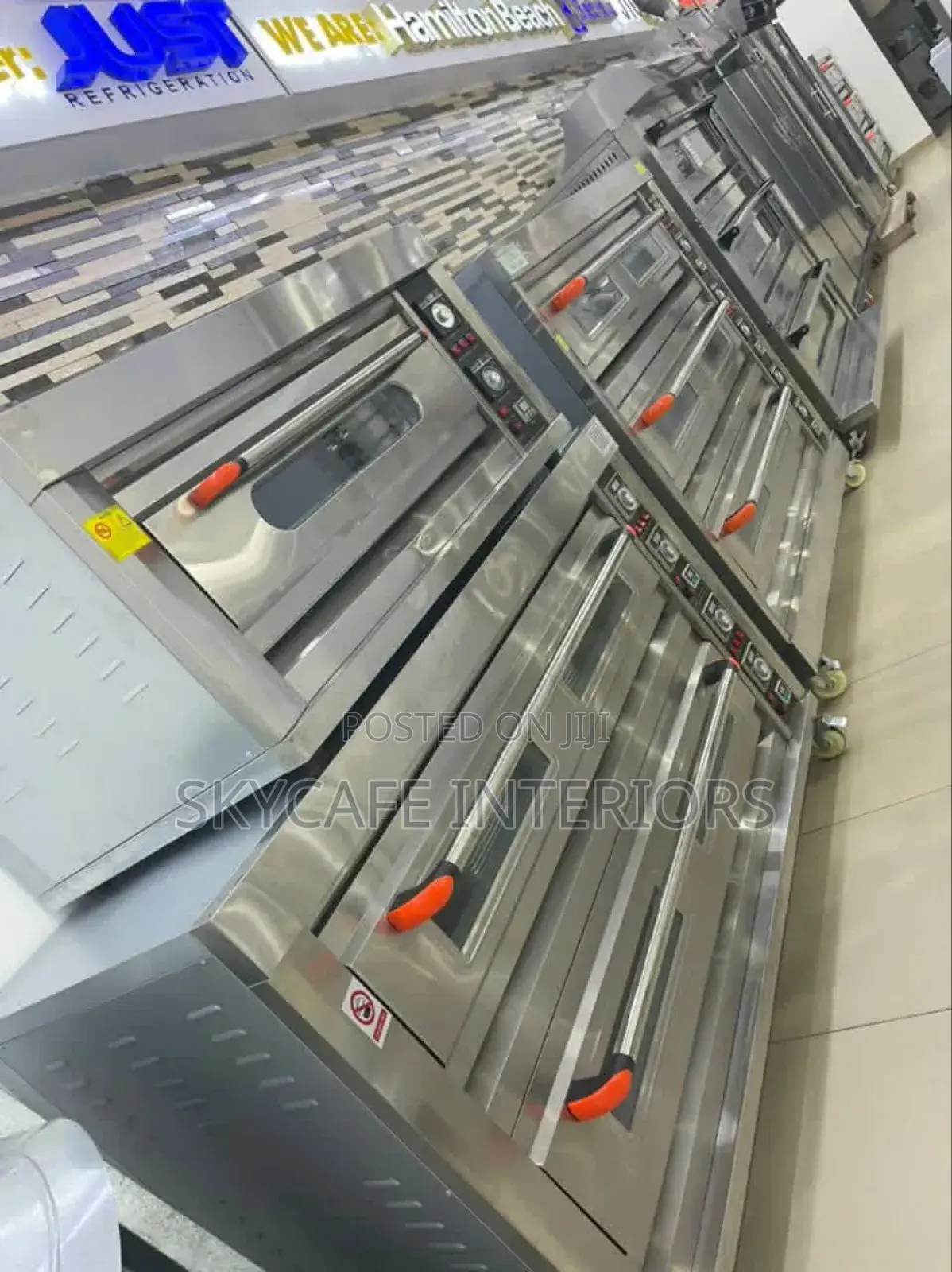 Commercial Deck Oven, 3 Deck 6 Tray Model