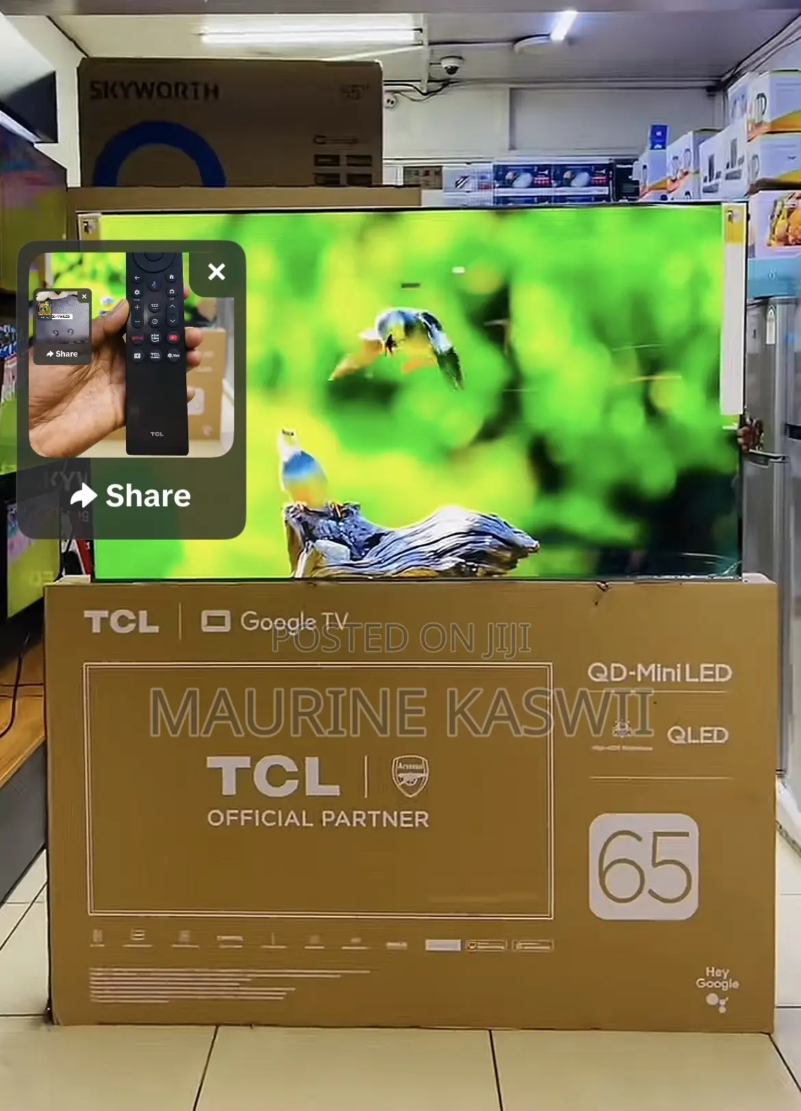 TCL 65” C6k Premium Qd-Miniled Google Uhd