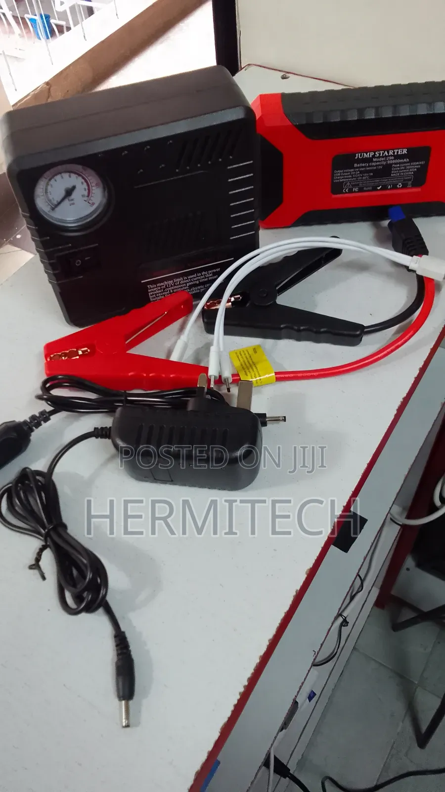 Light and Portable Jump Starter Kit