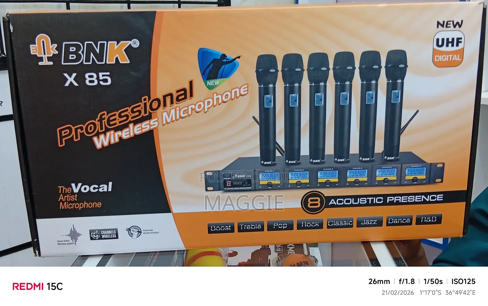 BNK X85 Professional Wireless Microphone