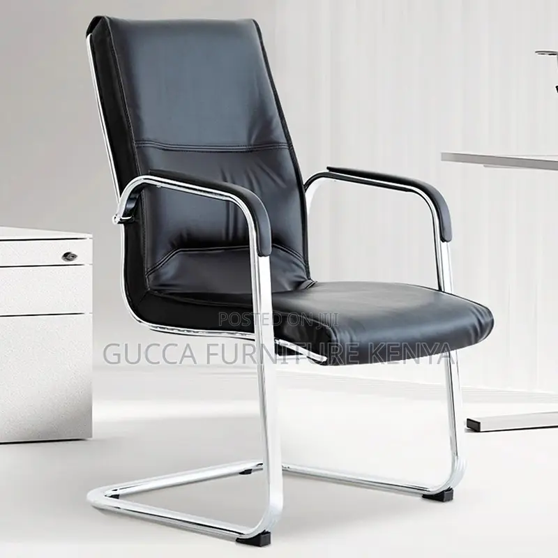 Leather Office Reception Waiting Chair
