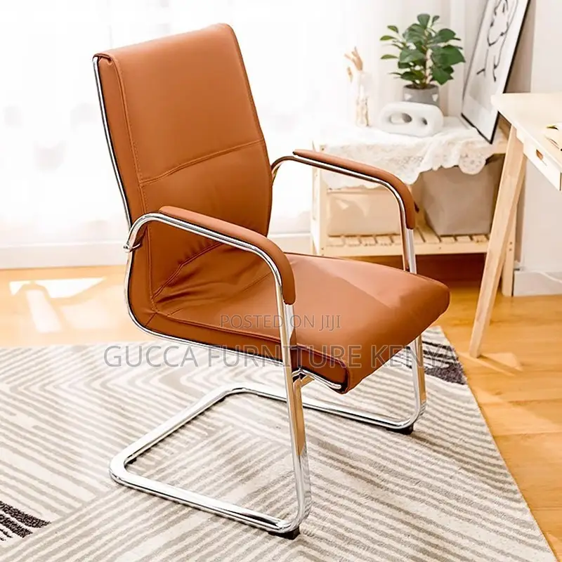 Leather Office Reception Waiting Chair