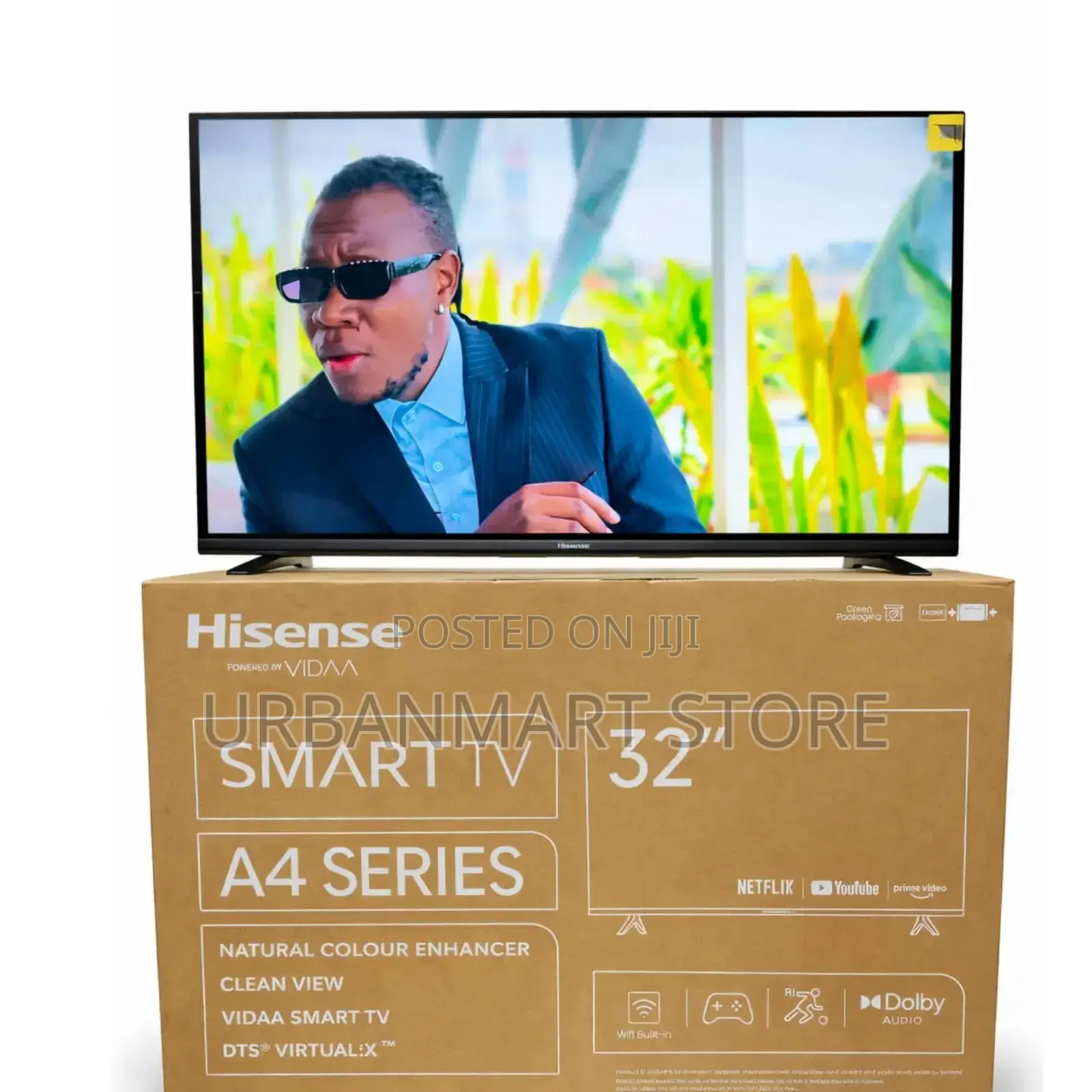 Hisense 32-Inch Android Smart TV With Built-in Google Apps
