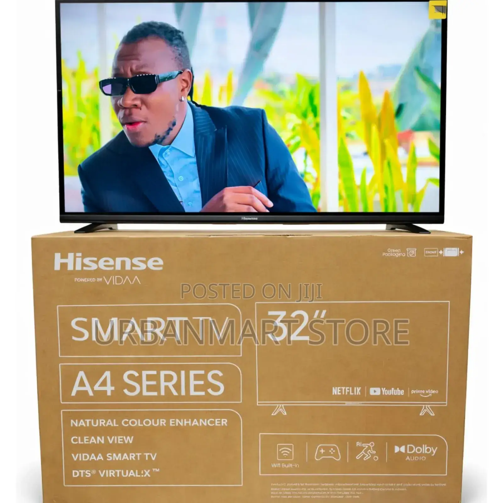 Hisense 32-Inch Android Smart TV With Built-in Google Apps