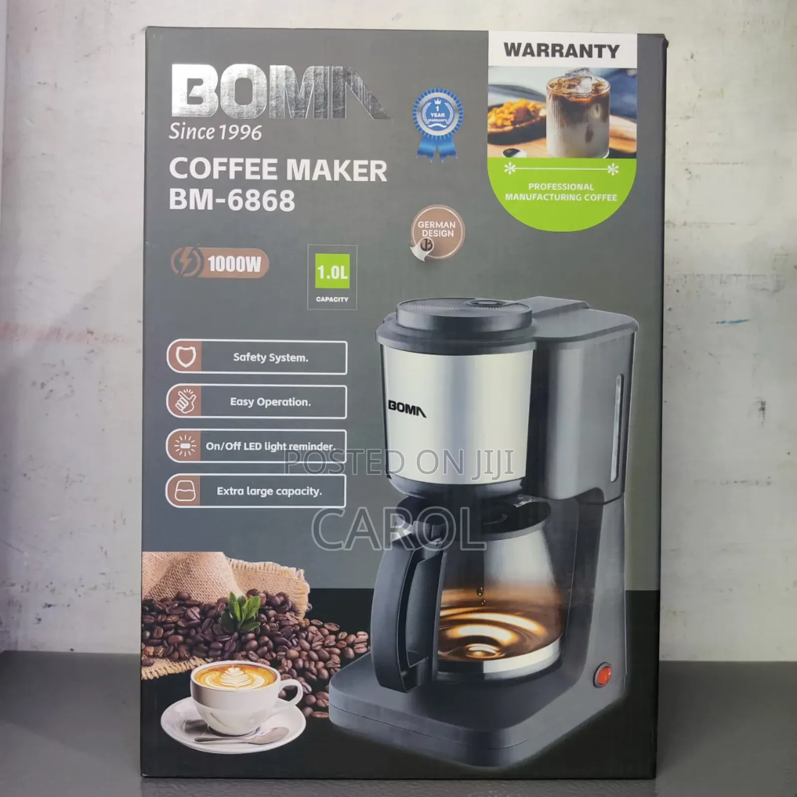 Boma Coffee Maker Available