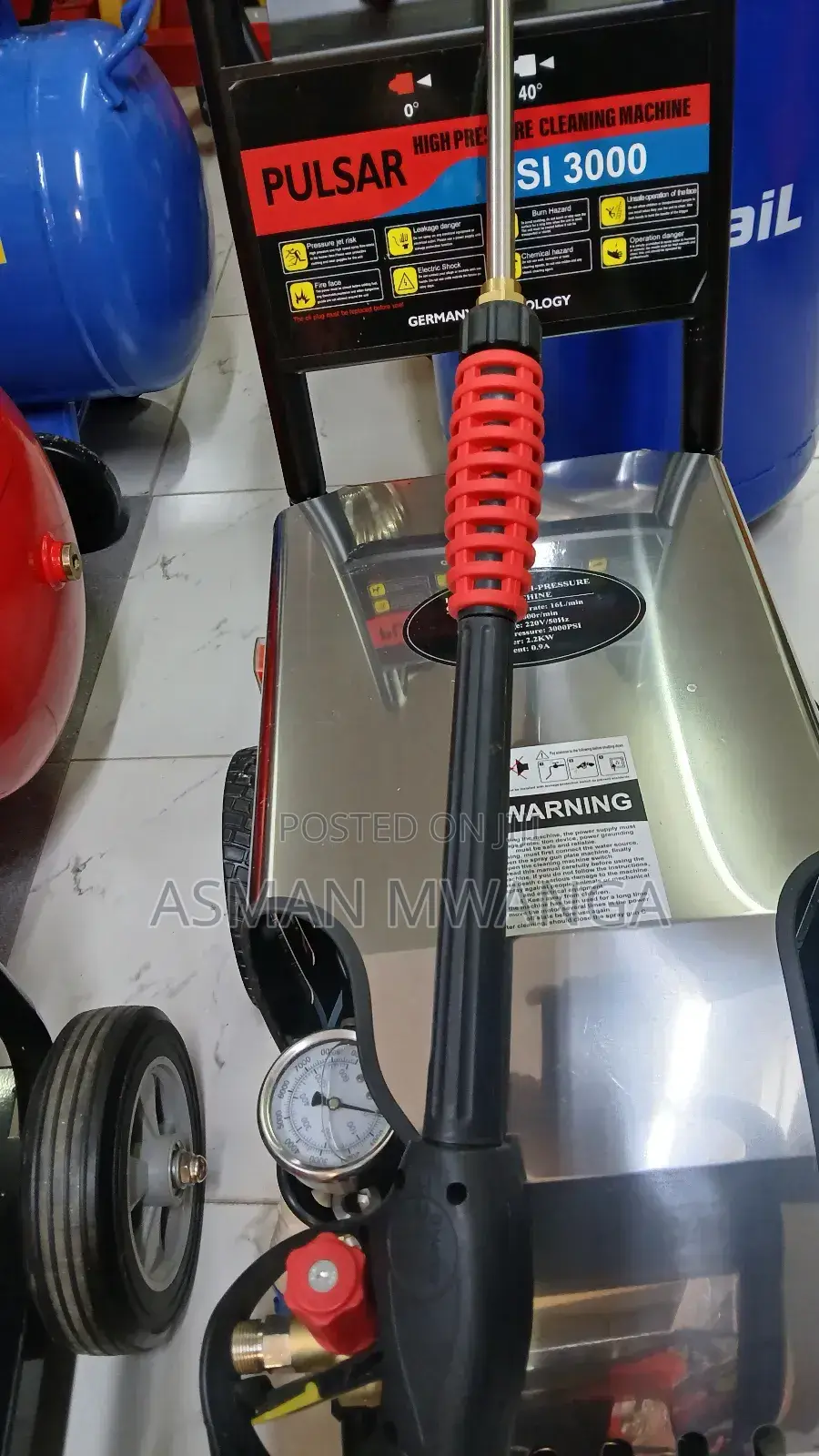 High Pressure Cleaning Machine 3000psi
