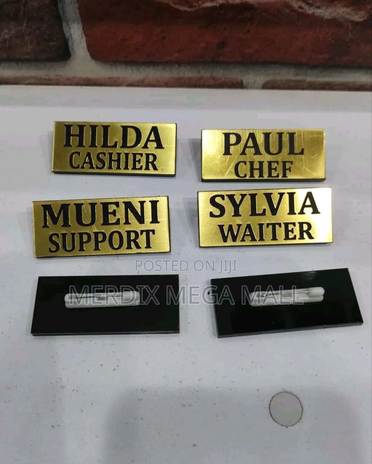 Printed Name Tags, Name Tags