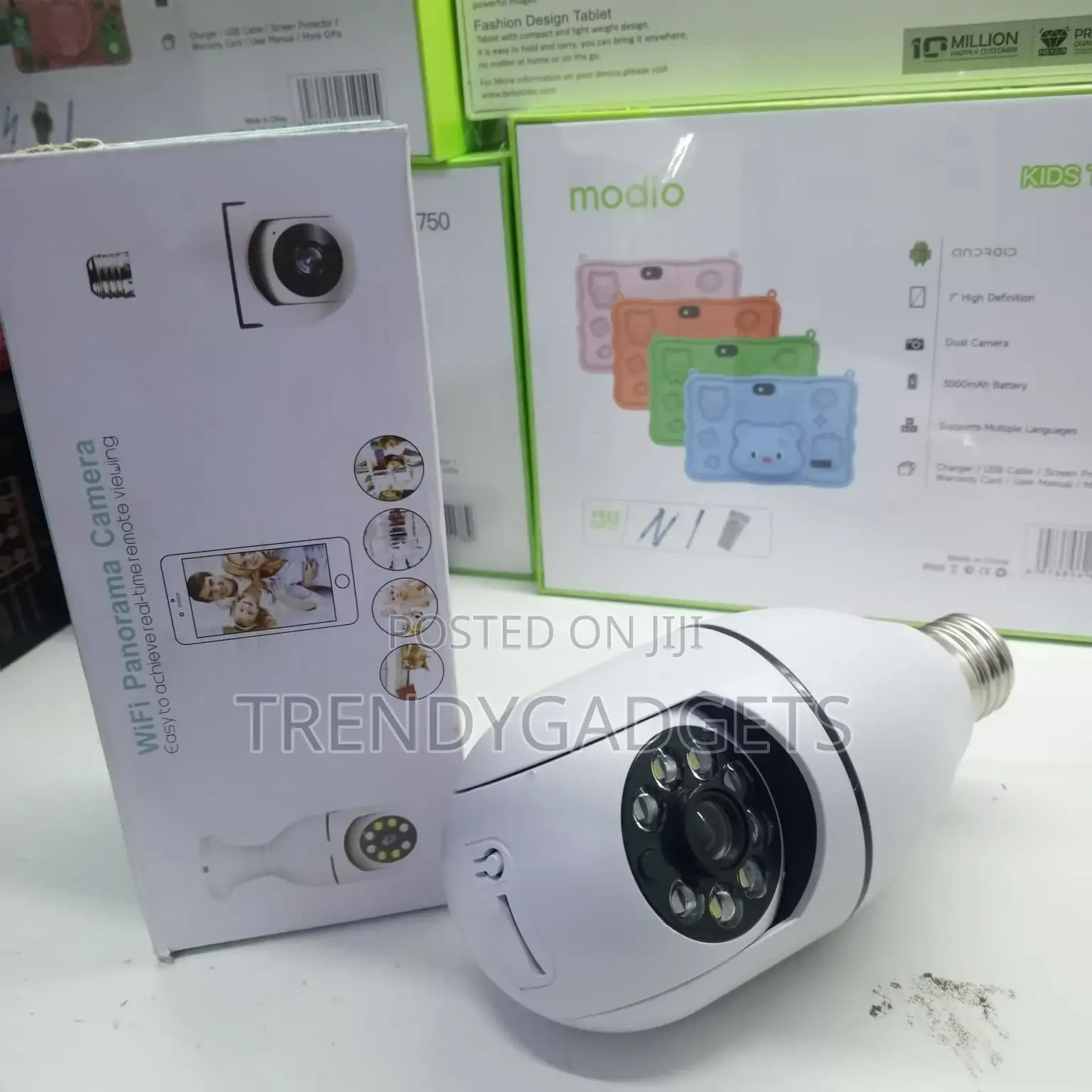 1080p Wifi Bulb Security Camera 360° Panoramic View