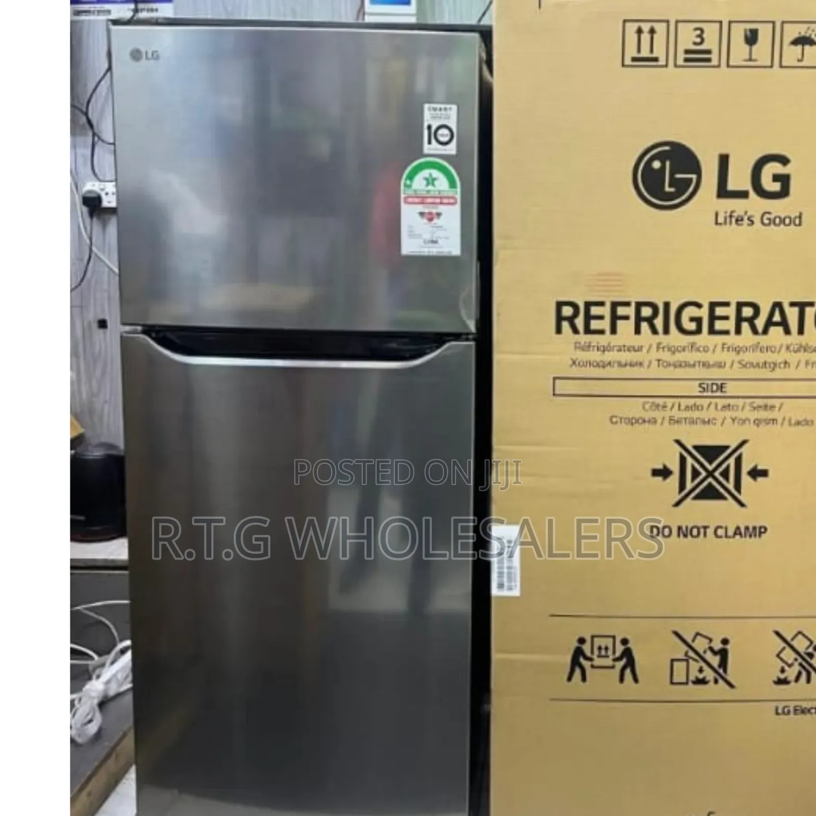 Lg 395 L Smart Inverter Refrigerator With Top Freezer – Silver